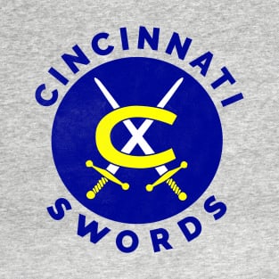 Classic Cincinnati Swords Hockey 1972 T-Shirt